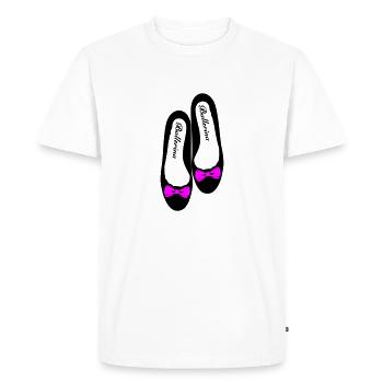 Ballerine 4 - T-shirt Premium bio Homme - blanc - Devant - Nico (187cm)
