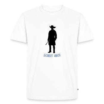 Pirate ship ahoy - Men's Premium Organic T-Shirt - white - Front - Nico (187cm)