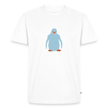 pingouin - T-shirt Premium bio Homme - blanc - Devant - Nico (187cm)