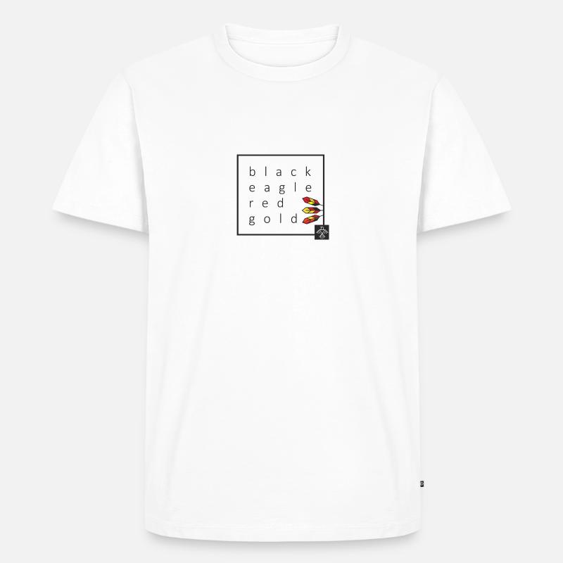 German Eagle - Männer Premium Bio T-Shirt - Weiß