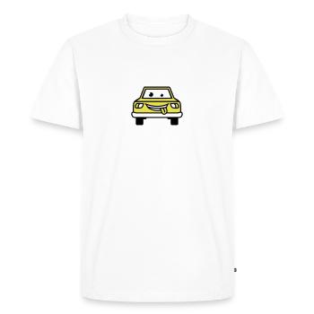 Cartoon Car - T-shirt Premium bio Homme - blanc - Devant - Nico (187cm)