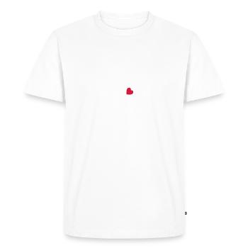 baby - pacifier - Men's Premium Organic T-Shirt - white - Front - Nico (187cm)