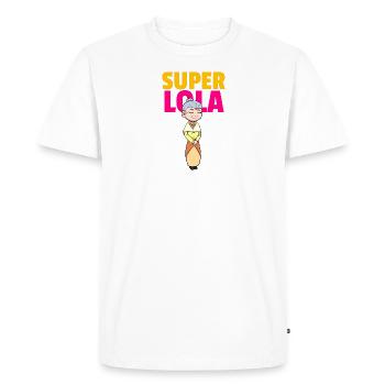 Philippines Filipina Grandma Lola I Gift - Men's Premium Organic T-Shirt - white - Front - Nico (187cm)