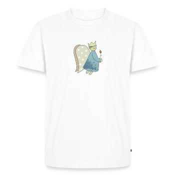 Ange de Noël. - T-shirt Premium bio Homme - blanc - Devant - Nico (187cm)