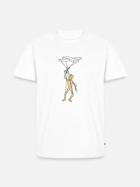 Marionette - Men's Premium Organic T-Shirt - white