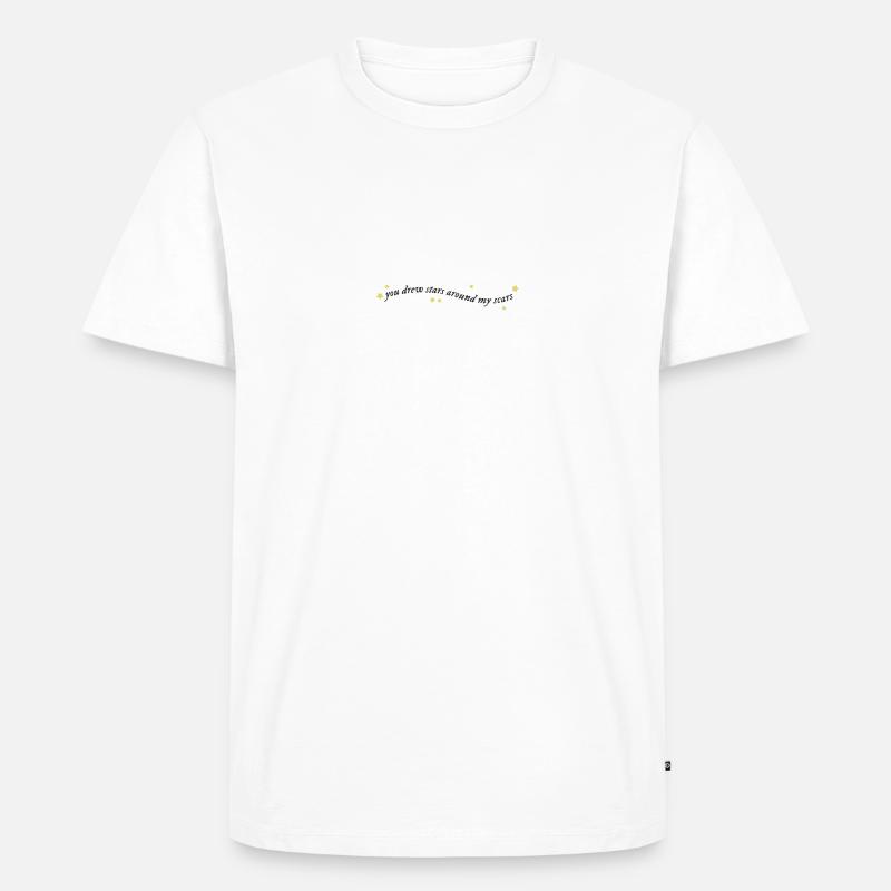 Strickjacke - Männer Premium Bio T-Shirt - Weiß