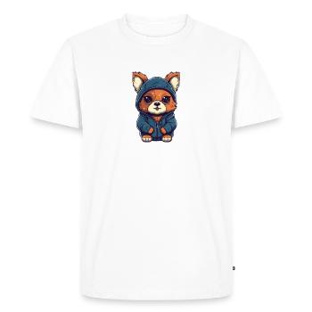 Haseman - T-shirt Premium bio Homme - blanc - Devant - Nico (187cm)