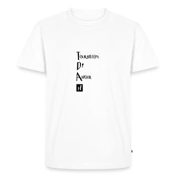 TDAH - T-shirt Premium bio Homme - blanc - Devant - Nico (187cm)