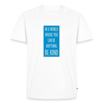 Vous pouvez être gentil - T-shirt Premium bio Homme - blanc - Devant - Nico (187cm)