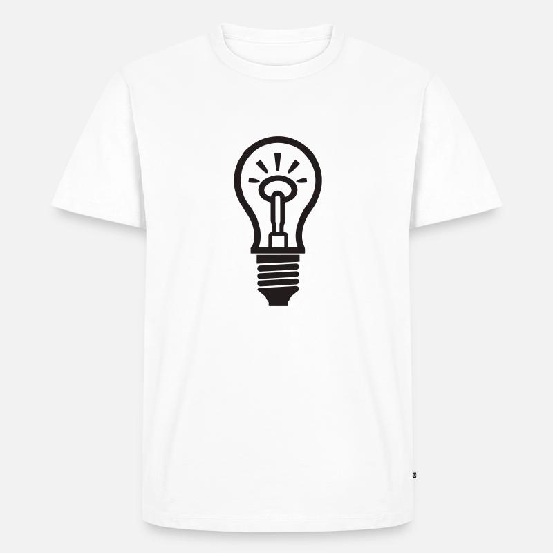 Blub Idee Funke - Männer Premium Bio T-Shirt - Weiß