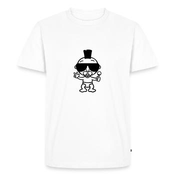 Punk de bébé - T-shirt Premium bio Homme - blanc - Devant - Nico (187cm)