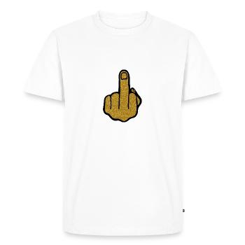 Golden Finger - T-shirt Premium bio Homme - blanc - Devant - Nico (187cm)