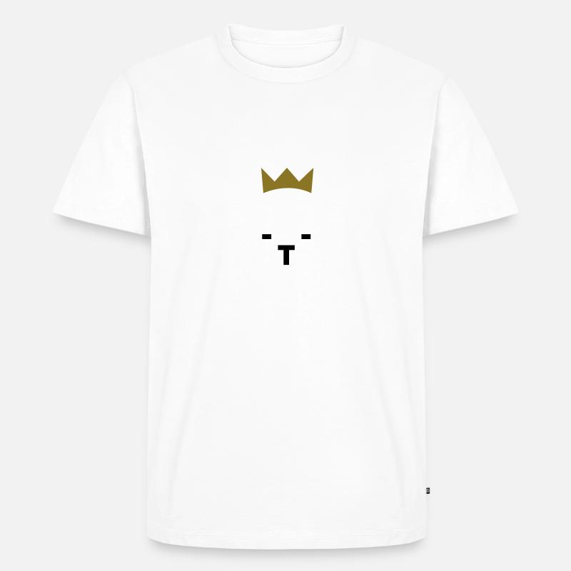 Berliner Bär - Männer Premium Bio T-Shirt - Weiß