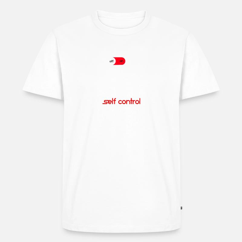 Self control - Männer Premium Bio T-Shirt - undefined