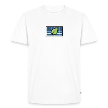 Solar Energy | Sustainable Future Symbol - Men's Premium Organic T-Shirt - white - Front - Nico (187cm)