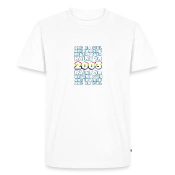 2003 2003 - T-shirt Premium bio Homme - blanc - Devant - Nico (187cm)