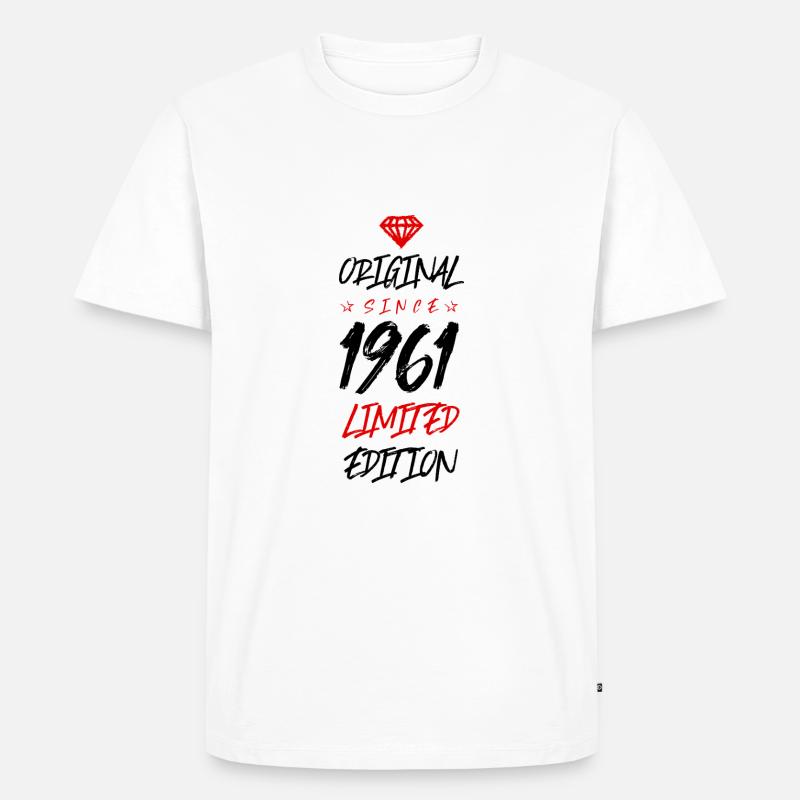 1961 limited edition - Männer Premium Bio T-Shirt - Weiß