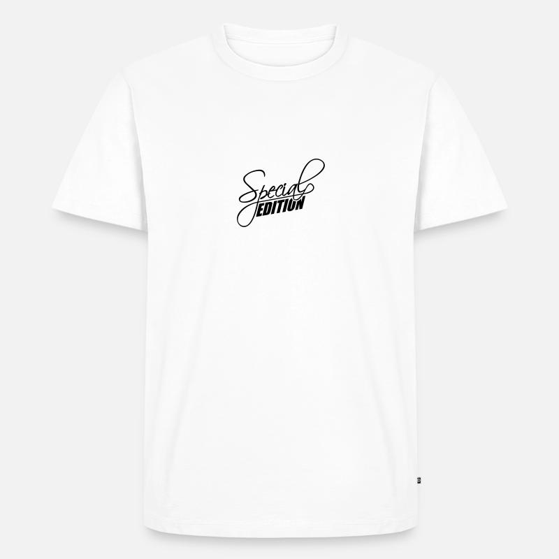 Special Edition Design - Männer Premium Bio T-Shirt - Weiß