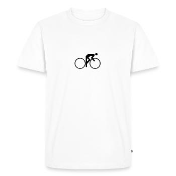 fahrrad - T-shirt Premium bio Homme - blanc - Devant - Nico (187cm)