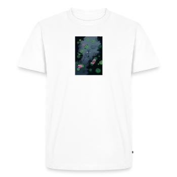 Cheval mystérieux dans la nuit aquatique - T-shirt Premium bio Homme - blanc - Devant - Nico (187cm)