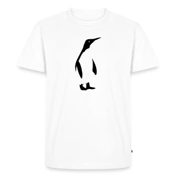 pingouin - T-shirt Premium bio Homme - blanc - Devant - Nico (187cm)