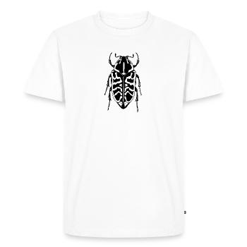 bark beetle - Men's Premium Organic T-Shirt - white - Front - Nico (187cm)