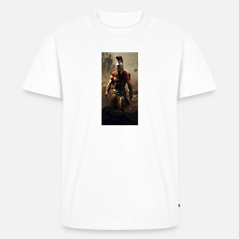 C9030EE5B3D974B0310754FB300ED40E - Männer Premium Bio T-Shirt - Weiß