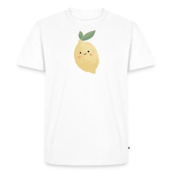 Citron aigre-doux - T-shirt Premium bio Homme - blanc - Devant - Nico (187cm)