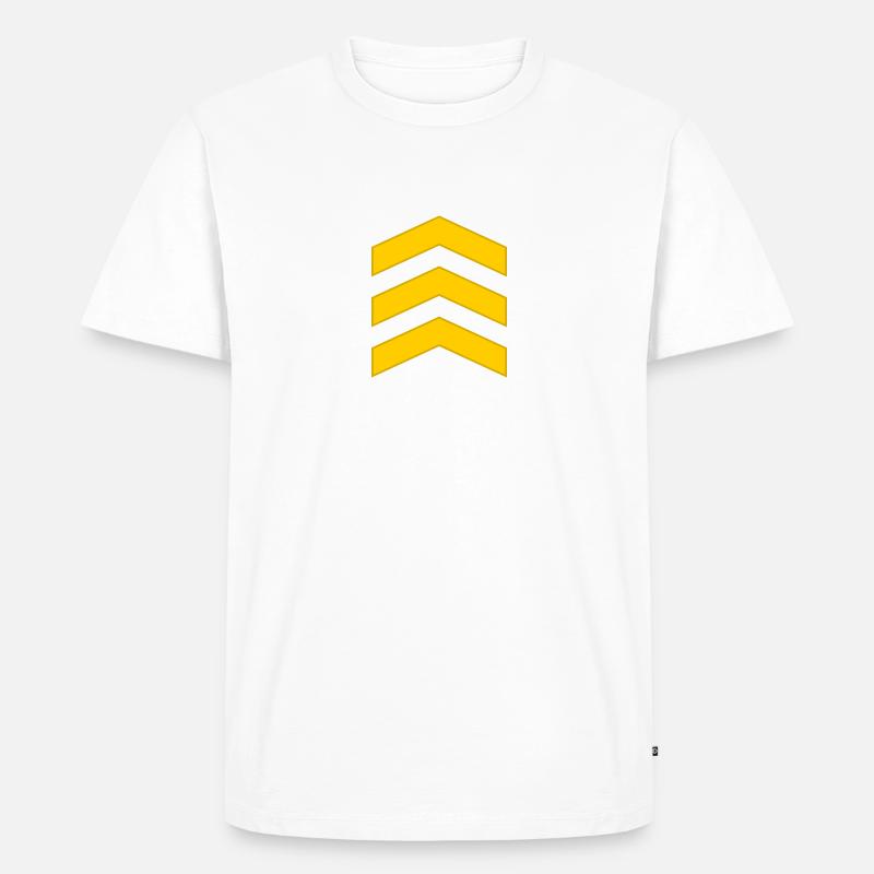 Sergeant - Men's Premium Organic T-Shirt - white