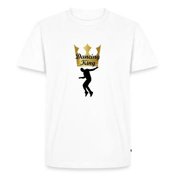 Dancing Dance Music - Männer Premium Bio T-Shirt - Weiß - Vorne - Nico (187cm)