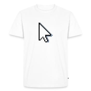 Informatique - T-shirt Premium bio Homme - blanc - Devant - Nico (187cm)