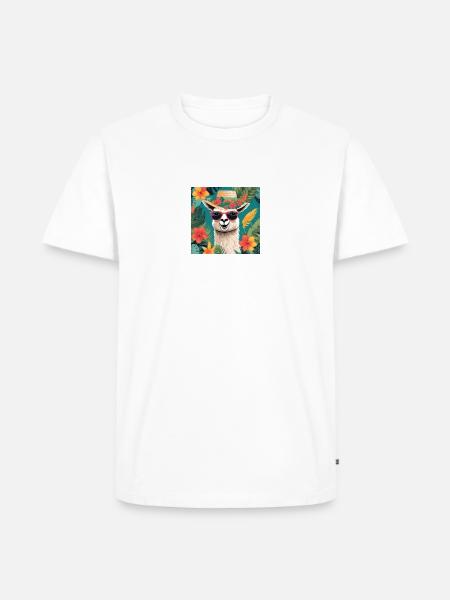 Lamer T-shirt/Pullover - Männer Premium Bio T-Shirt - Weiß