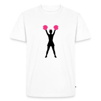 Cheerleader - T-shirt Premium bio Homme - blanc - Devant - Nico (187cm)