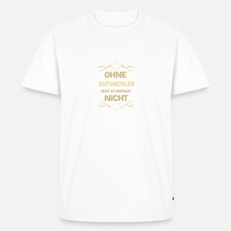 Developer Developer - Men's Premium Organic T-Shirt - undefined