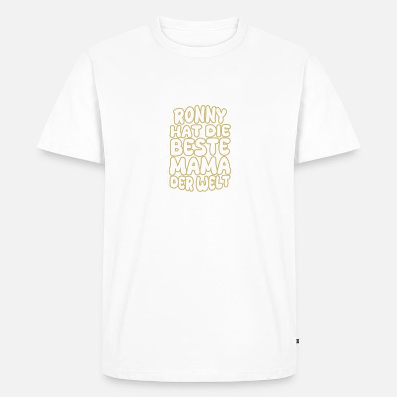 Ronny als Spruch - Männer Premium Bio T-Shirt - undefined