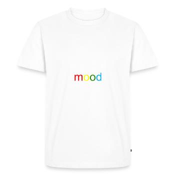 Humeur - T-shirt Premium bio Homme - blanc - Devant - Nico (187cm)
