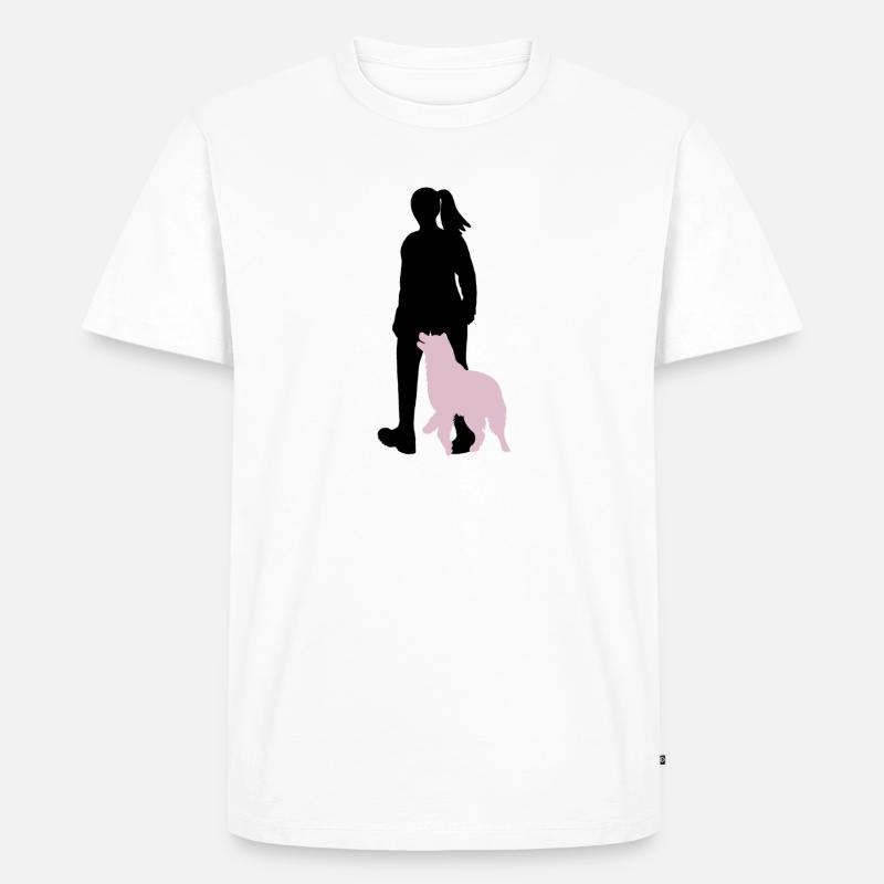 Heelwork - Männer Premium Bio T-Shirt - Weiß