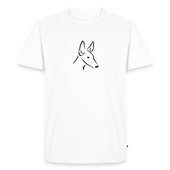 podenco - T-shirt Premium bio Homme - blanc - Devant - Nico (187cm)
