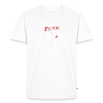 38 ans et toujours punk, Punks pas morts, Punk - T-shirt Premium bio Homme - blanc - Devant - Nico (187cm)