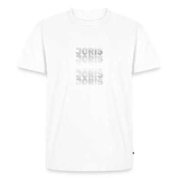 Brother Joris - Men's Premium Organic T-Shirt - white - Front - Nico (187cm)