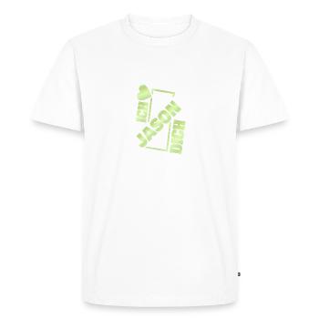 Cadeau pour Jason - T-shirt Premium bio Homme - blanc - Devant - Nico (187cm)