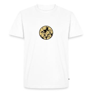 Witch Moon - T-shirt Premium bio Homme - blanc - Devant - Nico (187cm)