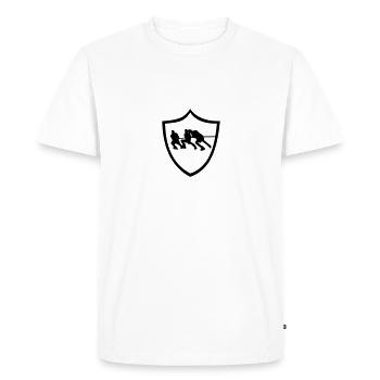 Tug of war, Tauziehverein, Club, Team, dew, rope - Men's Premium Organic T-Shirt - white - Front - Nico (187cm)