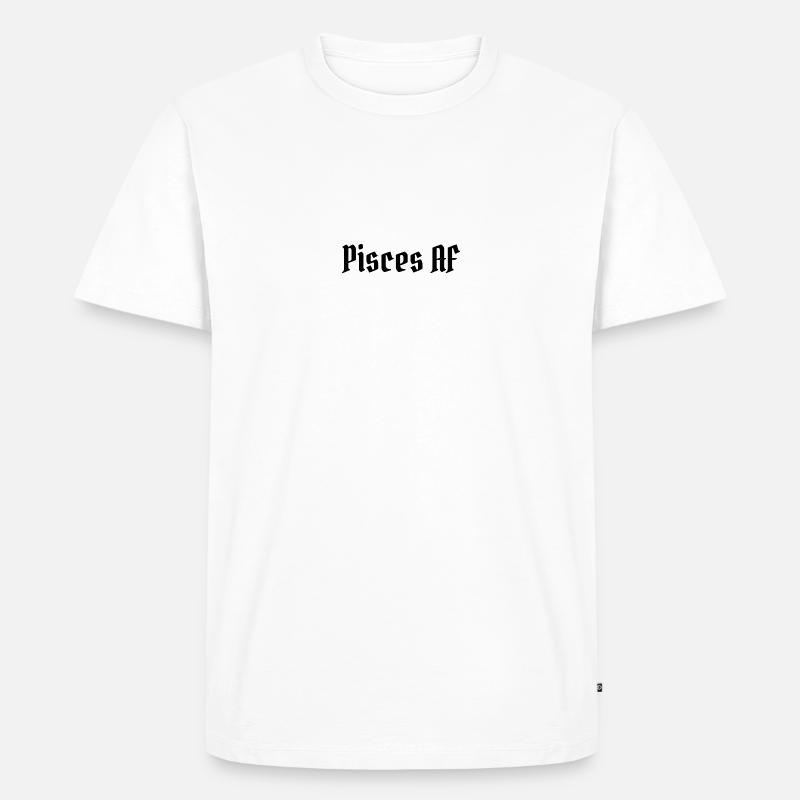 Sternzeichen Fische - Männer Premium Bio T-Shirt - Weiß