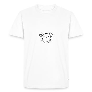 axolotl - T-shirt Premium bio Homme - blanc - Devant - Nico (187cm)