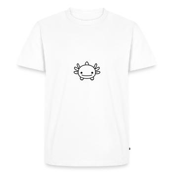 axolotl - T-shirt Premium bio Homme - blanc - Devant - Nico (187cm)