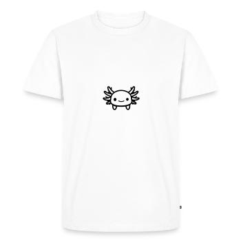 axolotl - T-shirt Premium bio Homme - blanc - Devant - Nico (187cm)