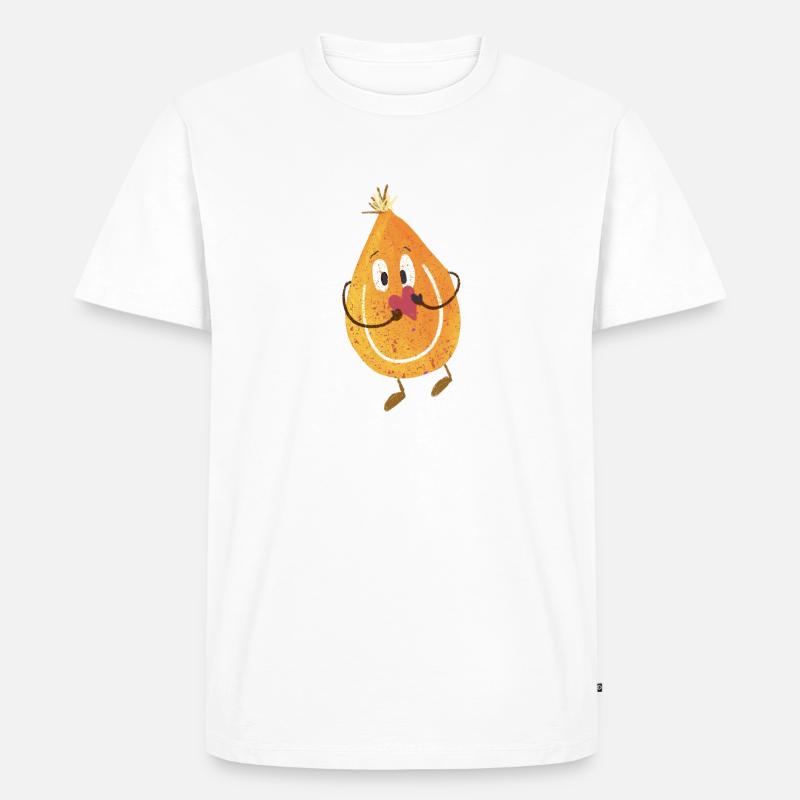 Knubbel Nr. 1 - Männer Premium Bio T-Shirt - Weiß