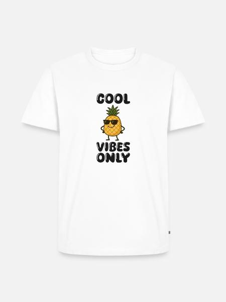ananas comic - Männer Premium Bio T-Shirt - Weiß