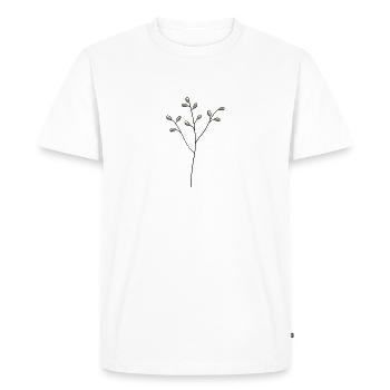 Branch. - Men's Premium Organic T-Shirt - white - Front - Nico (187cm)